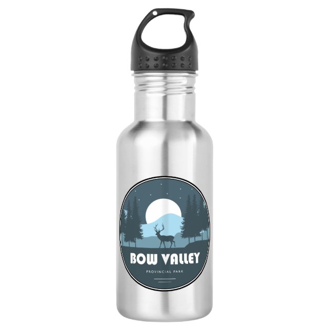 Bow Valley Provincial Park Deer 532 Ml Water Bottle (Front)