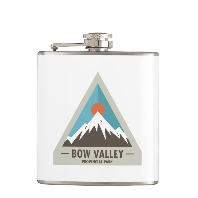 Bow Valley Provincial Park Hip Flask (Front)