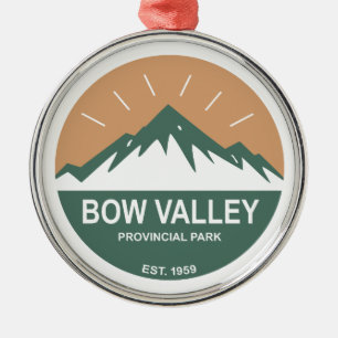 Bow Valley Provincial Park Metal Ornament