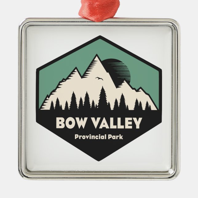 Bow Valley Provincial Park Metal Ornament (Front)