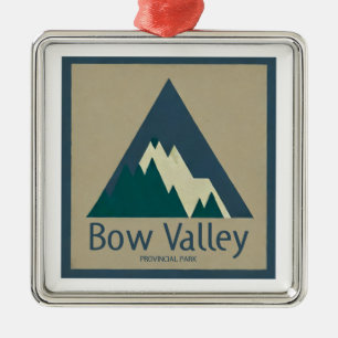 Bow Valley Provincial Park Rustic Metal Ornament