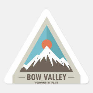 Bow Valley Provincial Park Triangle Sticker