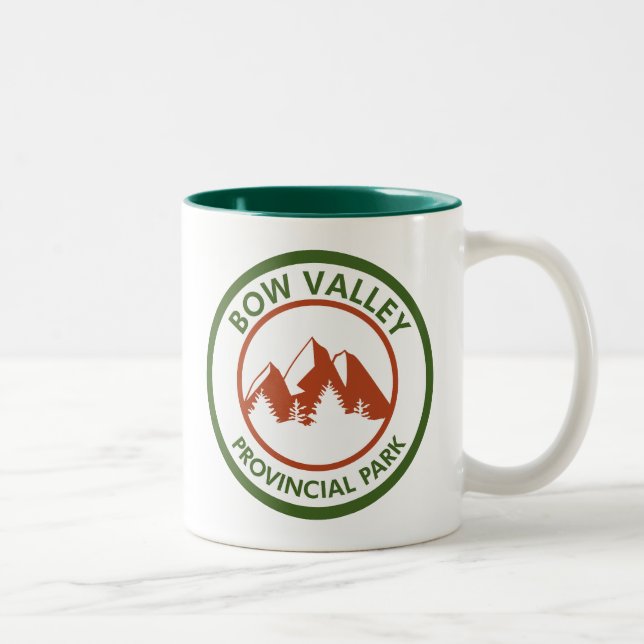 Bow Valley Provincial Park Two-Tone Coffee Mug (Right)
