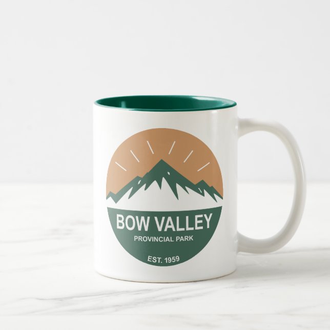 Bow Valley Provincial Park Two-Tone Coffee Mug (Right)