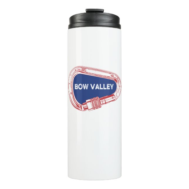 Bow Valley Rock Climbing Carabiner Thermal Tumbler (Front)