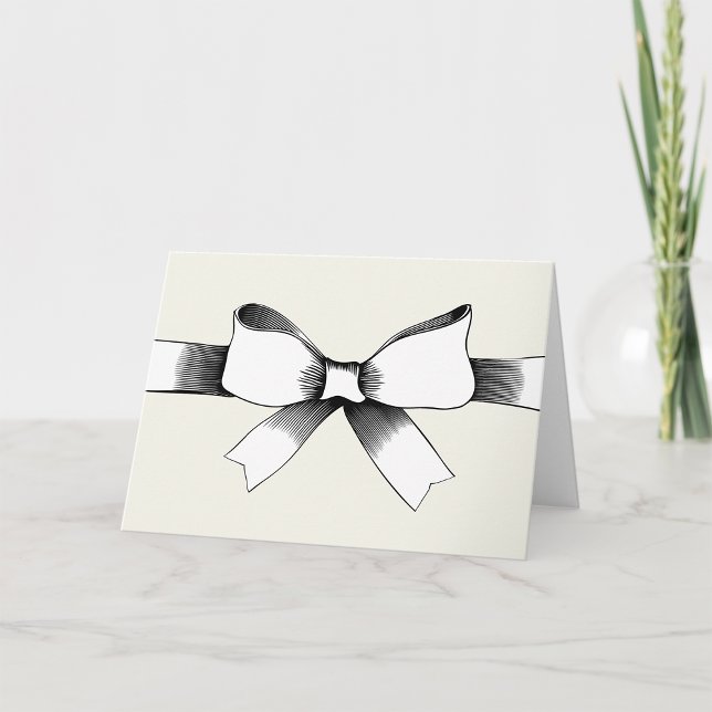 Bow With Ribbon Greeting Cards (Creator Uploaded)