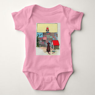 Bow-wow-wow! Whose dog art thou? Nursery Rhyme Baby Bodysuit