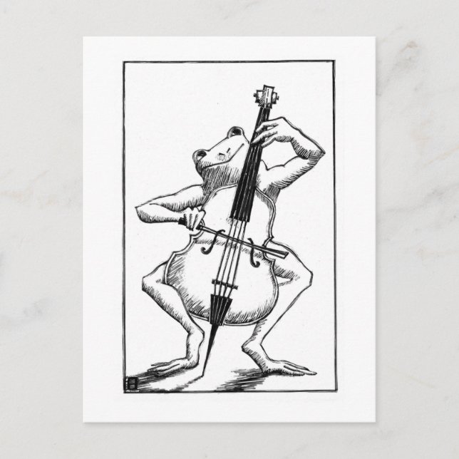 Bowed well postcard (Front)