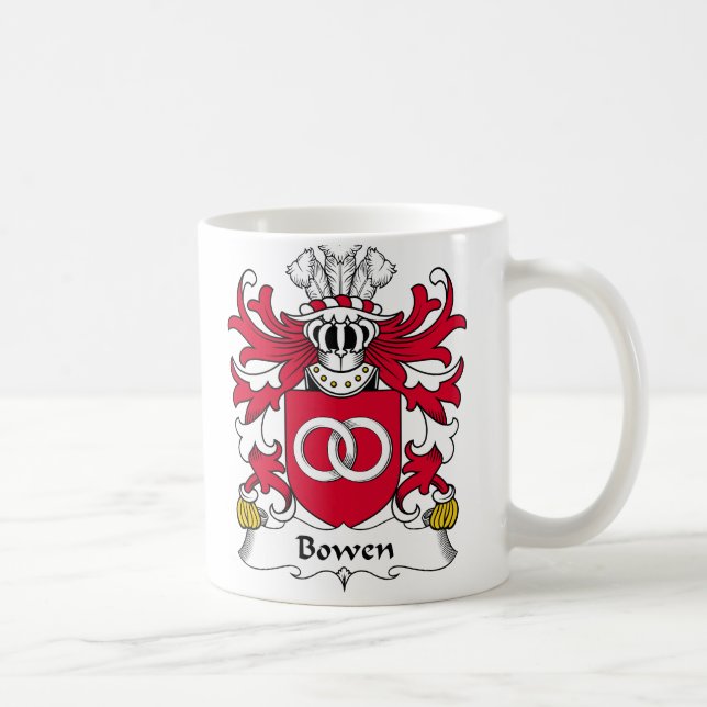 Bowen Family Crest Coffee Mug (Right)