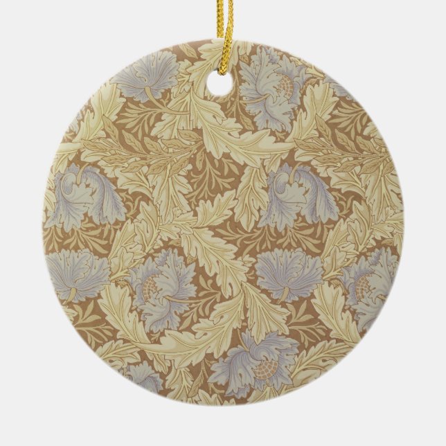 'Bower' wallpaper design Ceramic Ornament (Front)