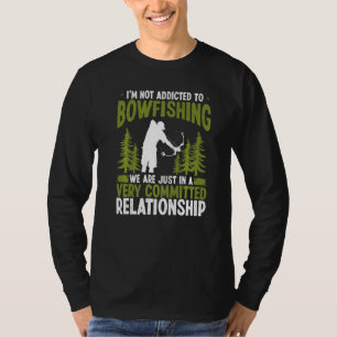 Bowfisher Airboat Fisherman Addicted to Bowfishing T-Shirt