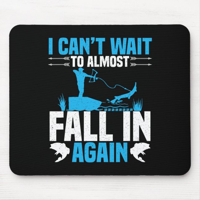 Bowfisher Equipment Bowhunter Bow Reel Kit Bowfish Mouse Pad (Front)