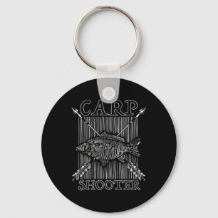 Bowfishing Bow Hunting For Fish_ Carp Shooter Key Ring