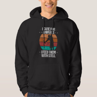 Bowfishing Feed them with Steeel Airboat Bowwfishe Hoodie
