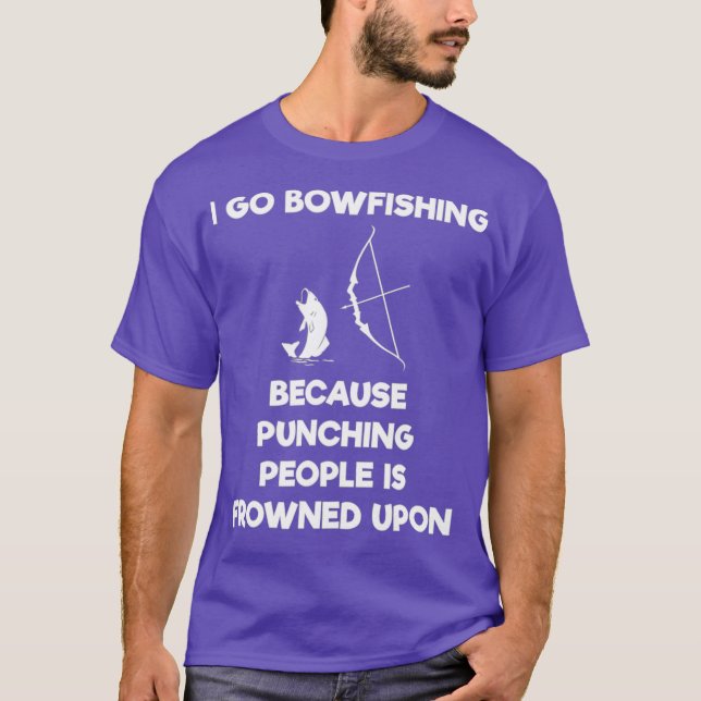 Bowfishing Shirt Gift - Funny Punch (Front)