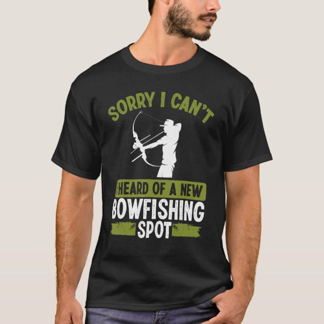 Bowfishing Spot Airboat Bow Hunter Archer Bowfishe T-Shirt (Front)