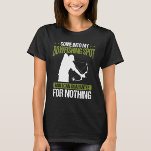 Bowfishing Spot Airboat Bow Hunter Fisherman Bowfi T-Shirt