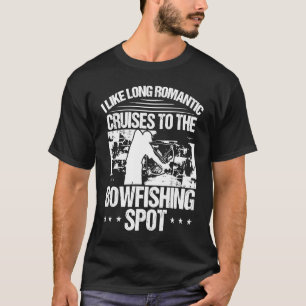 Bowfishing Spot Bowfisher Bowhunter Airboat Archer T-Shirt