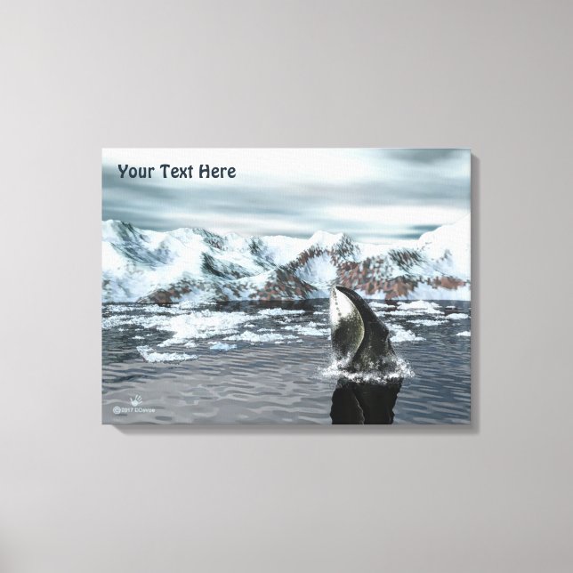 Bowhead Whale Canvas Print (Front)