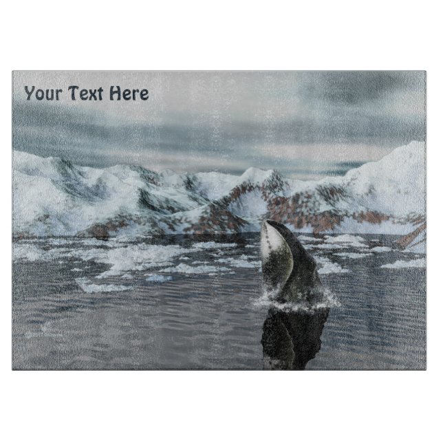 Bowhead Whale Cutting Board (Front)