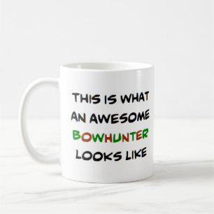 bowhunter, awesome coffee mug