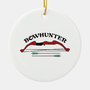BOWHUNTER CERAMIC TREE DECORATION