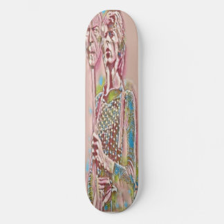 bowie mask skateboard