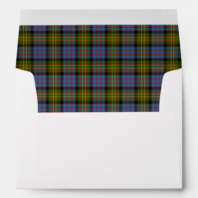 Bowie Tartan Wedding Envelopes (Back (Bottom))