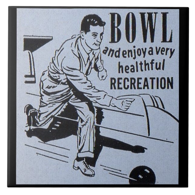 Bowl and Enjoy... Ceramic Tile (Front)