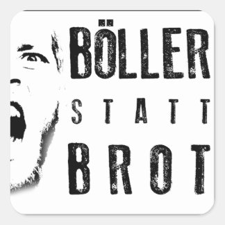 Bowl instead of bread! square sticker