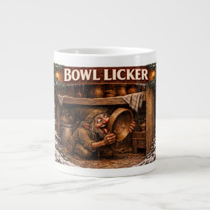 Bowl Licker Icelandic Yule Lad Large Coffee Mug