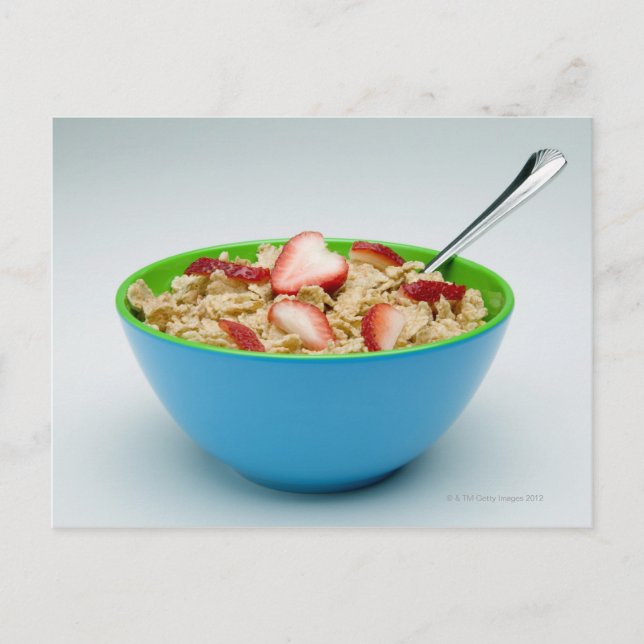 Bowl of cereal postcard (Front)