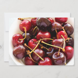 bowl of Cherries Holiday Card