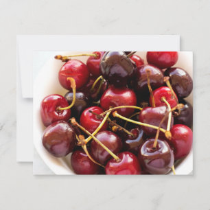 bowl of Cherries Holiday Card