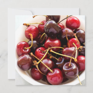 bowl of Cherries Holiday Card