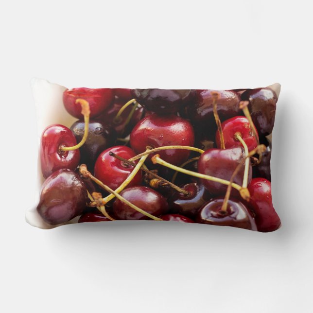 bowl of Cherries Lumbar Cushion (Front)