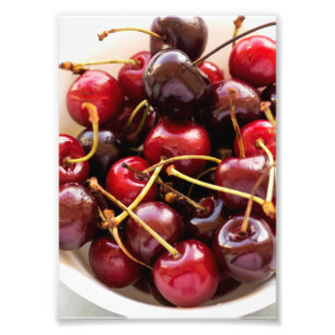 bowl of Cherries Photo Print