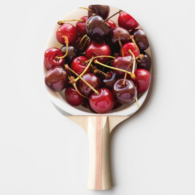 bowl of Cherries Ping Pong Paddle (Front)