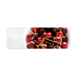 bowl of Cherries Return Address Label