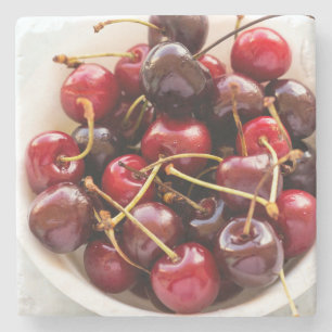 bowl of Cherries Stone Coaster