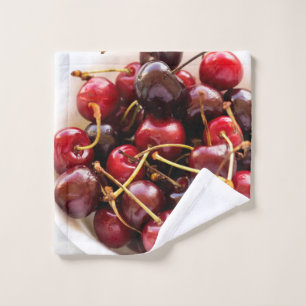 bowl of Cherries Wash Cloth