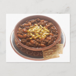 Bowl of Chilli Postcard