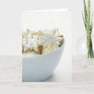 Bowl of Christmas Cookies Cards and Stickers