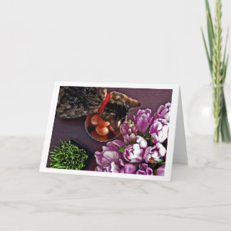 Bowl of eggs. Snapshot 4 Holiday Card