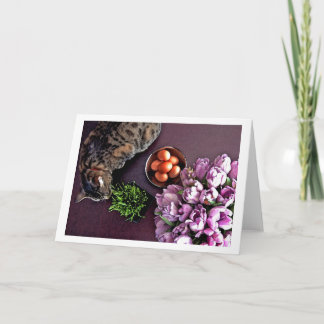 Bowl of eggs. Snapshot 5 Holiday Card