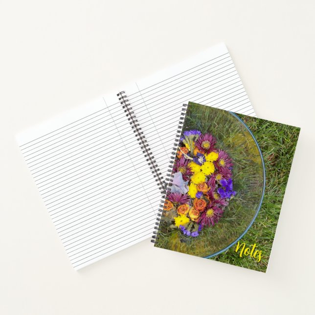 Bowl of flowers notebook (Inside)