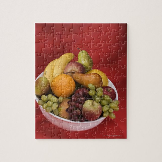 Bowl of fresh fruits jigsaw puzzle (Vertical)