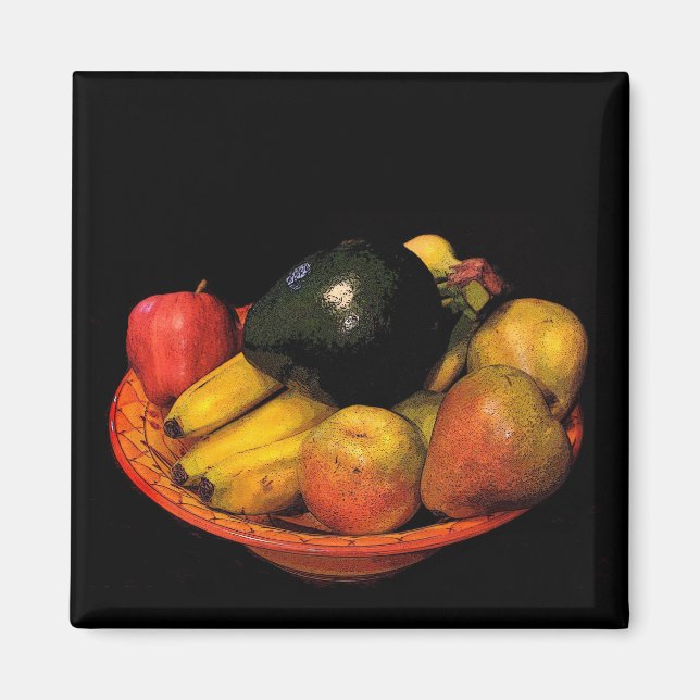 Bowl of Fruit Magnet (Front)