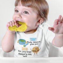Bowl of Green Peas & a Burger