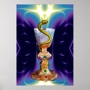 BOWL OF HYGEIA - Medicine, Pharmacy Poster